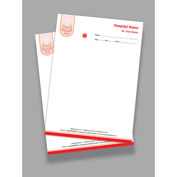 Pulmonologist Prescription Pad Design