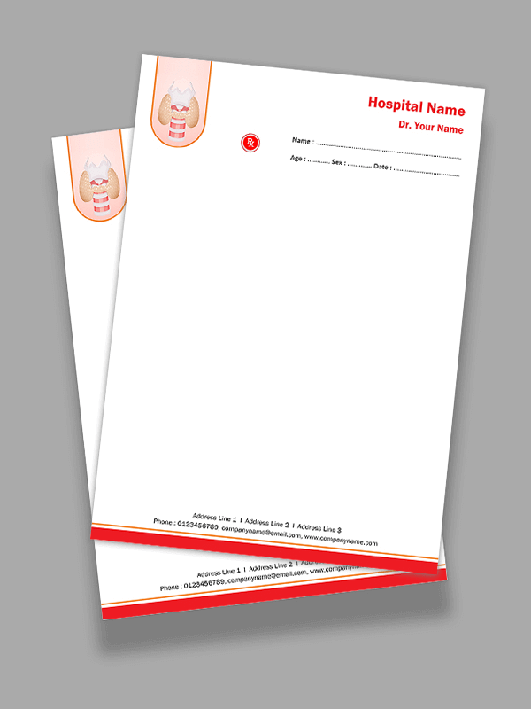 Pulmonologist Prescription Pad Design