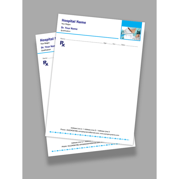 Laboratory Prescription Pad Design