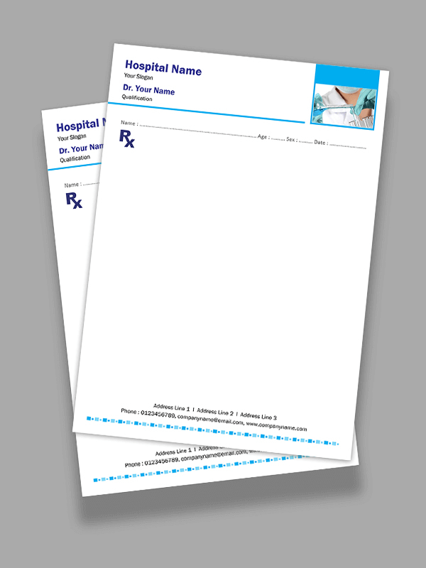 Laboratory Prescription Pad Design
