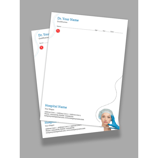 Dermatologist Prescription Pad Design