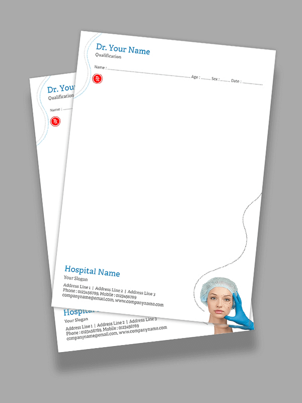 Dermatologist Prescription Pad Design