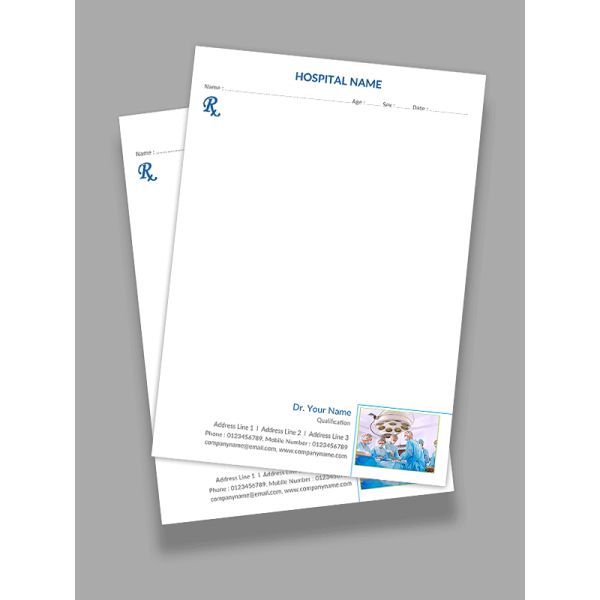 Surgeon Prescription Pad Design