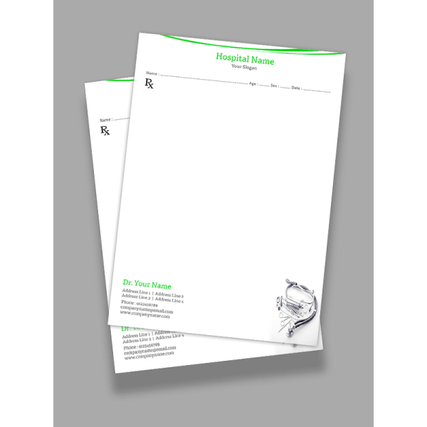 Doctors Prescription Pad Design