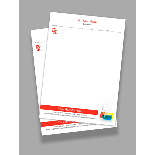 Laboratory Prescription Pad Design