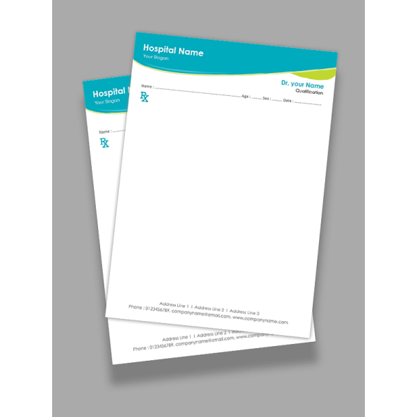 Premium Prescription Pad Design