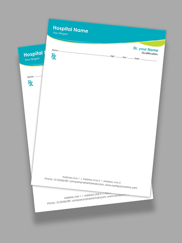 Premium Prescription Pad Design