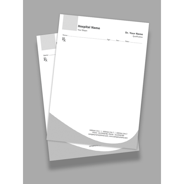 simple Prescription Pad Design