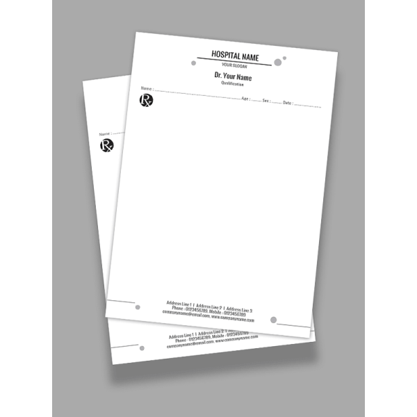 Simple Prescription Pad Design