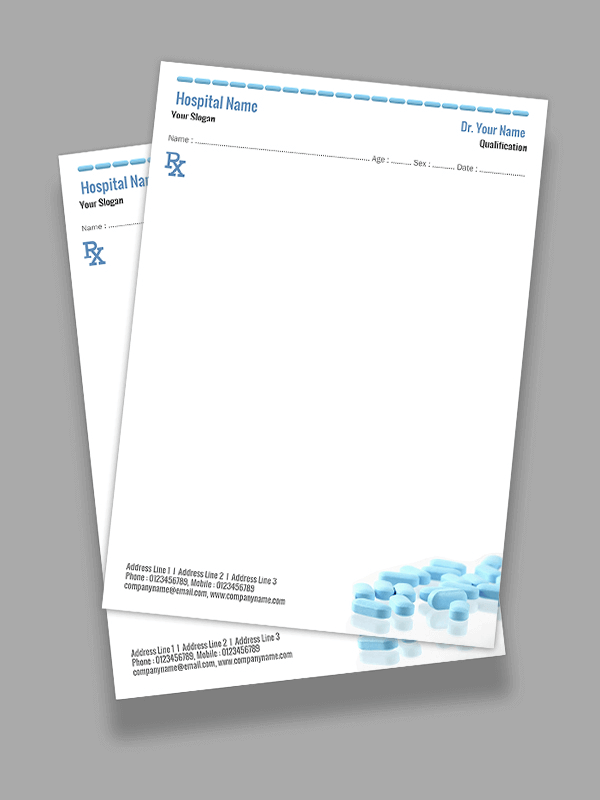 Simple Prescription Pad Design