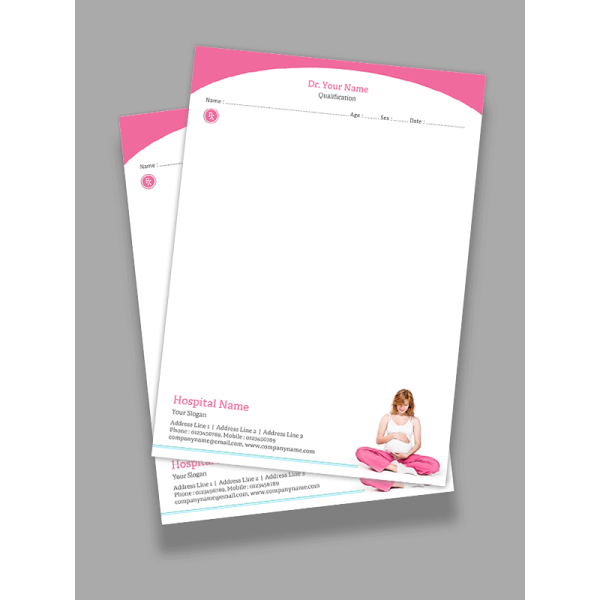 Gynecologist Prescription Pad Design