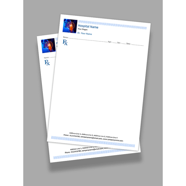 Endocrinologist Prescription Pad Design