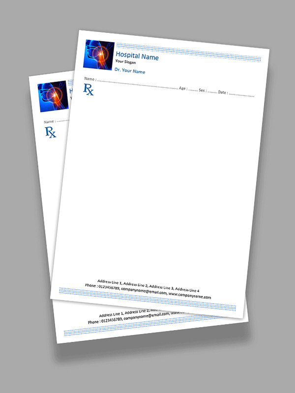 Endocrinologist Prescription Pad Design