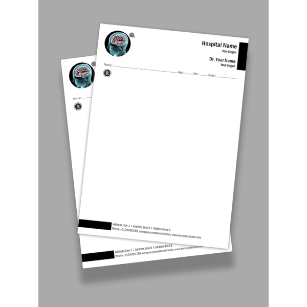 Neurosurgeon Prescription Pad Design