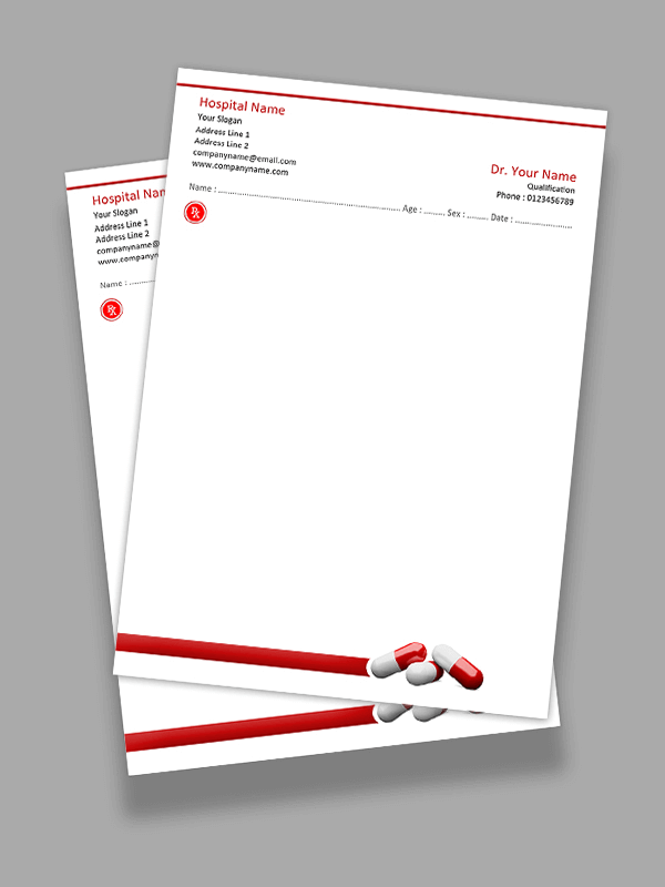Simple Prescription Pad Design