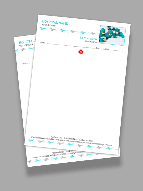 Surgeon Prescription Pad Design