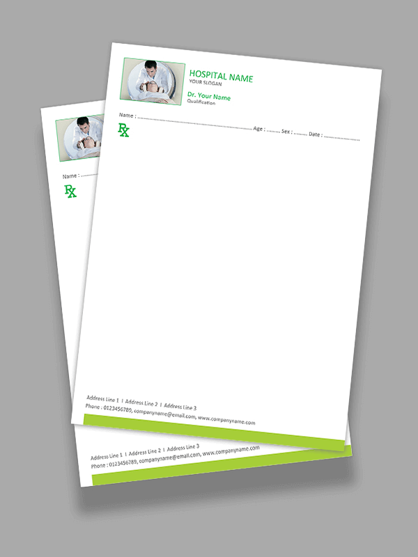 Radiologist Prescription Pad Design