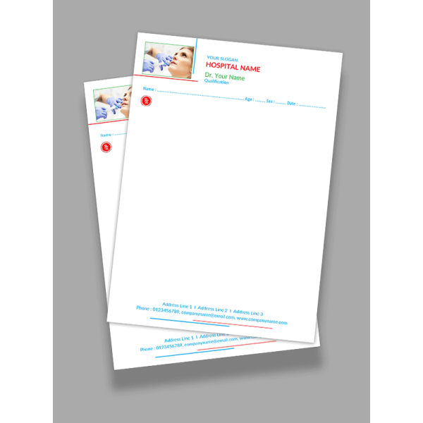 Dental Doctor Prescription Pad Design