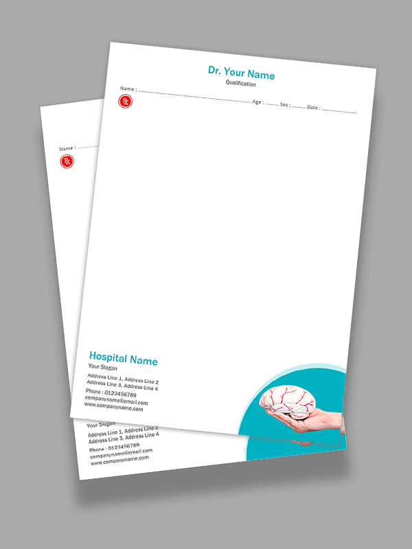 neurologist Prescription Pad Design