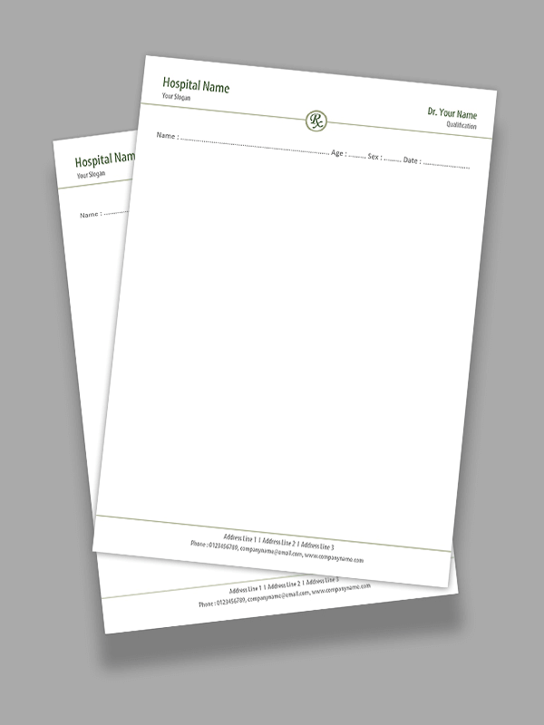 Simple Prescription Pad Design