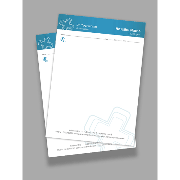 Medical Prescription Pad Design