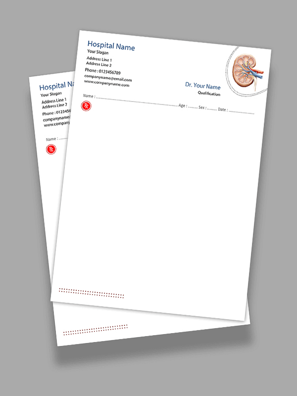 nephrologist Prescription Pad Design