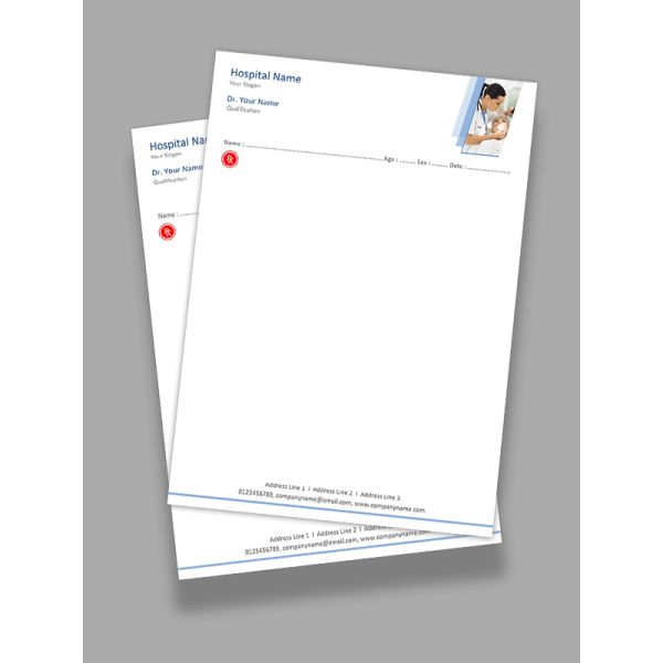 Dental Specilist Prescription Pad Design