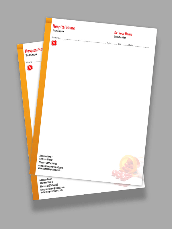 Premium Prescription Pad Design