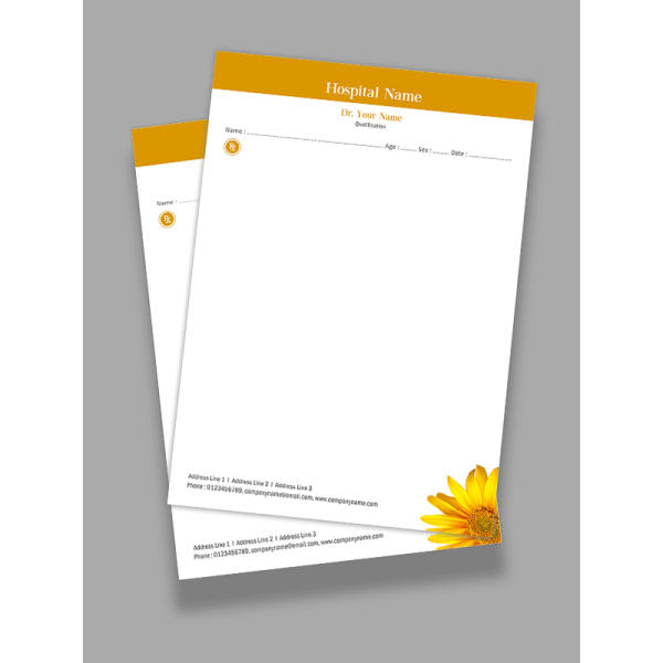 Premium Prescription Pad Design
