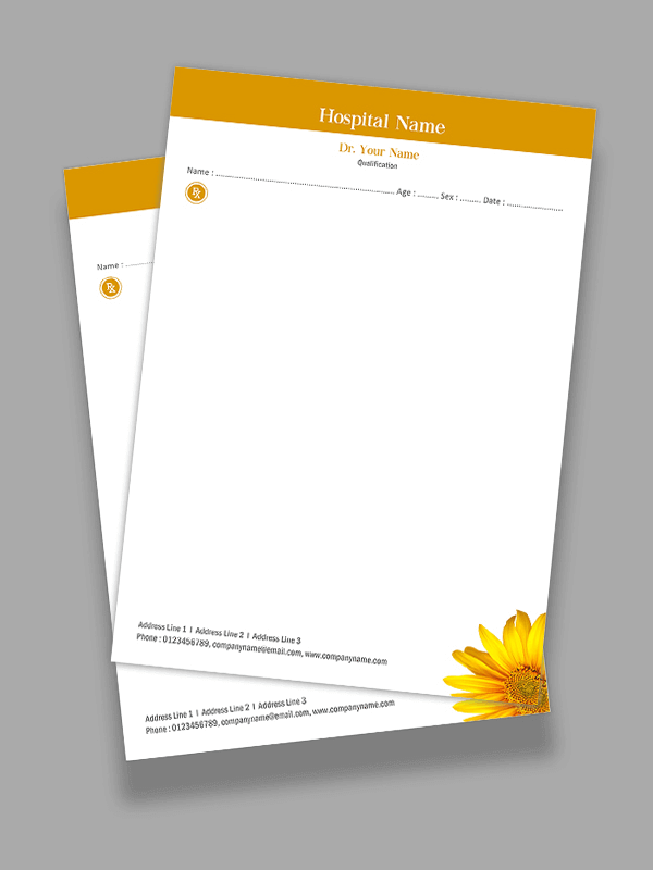 Premium Prescription Pad Design