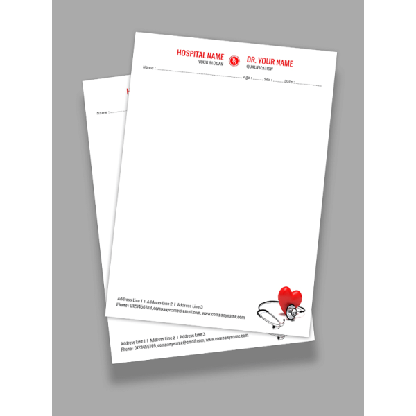 Doctors Prescription Pad Design