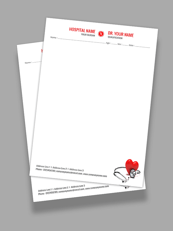 Doctors Prescription Pad Design
