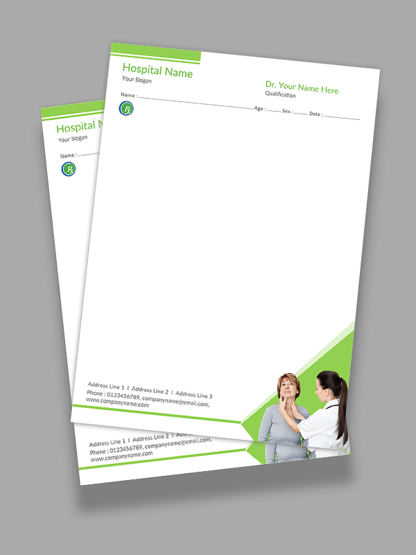 Ayurvedic Prescription Pad Design