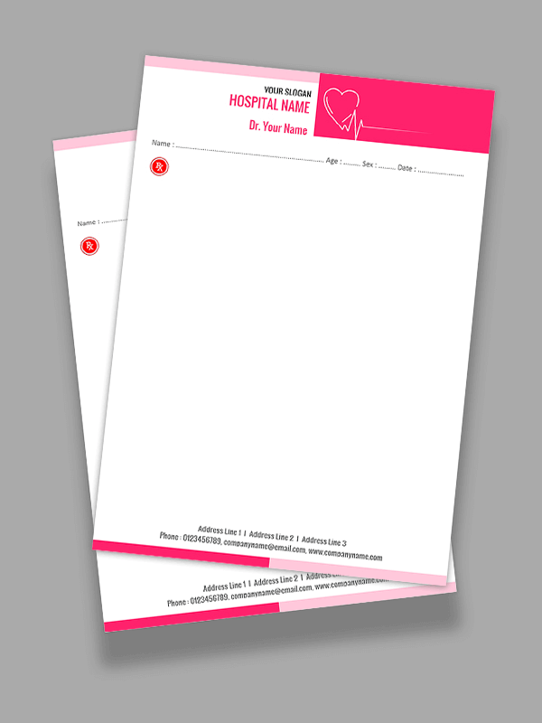 Cardiologist Prescription Pad Design