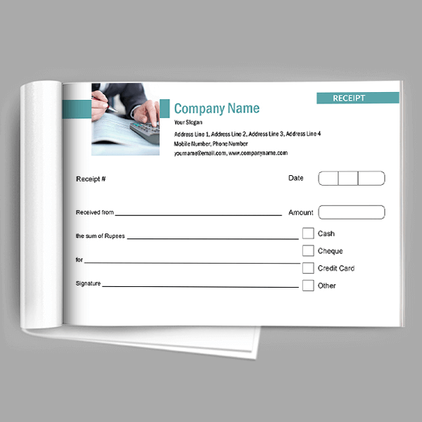 Accountant Receipt Design