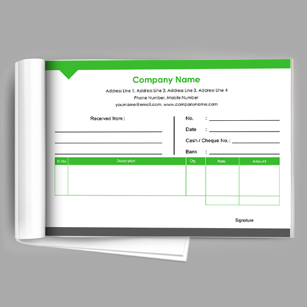 Management Receipt Design