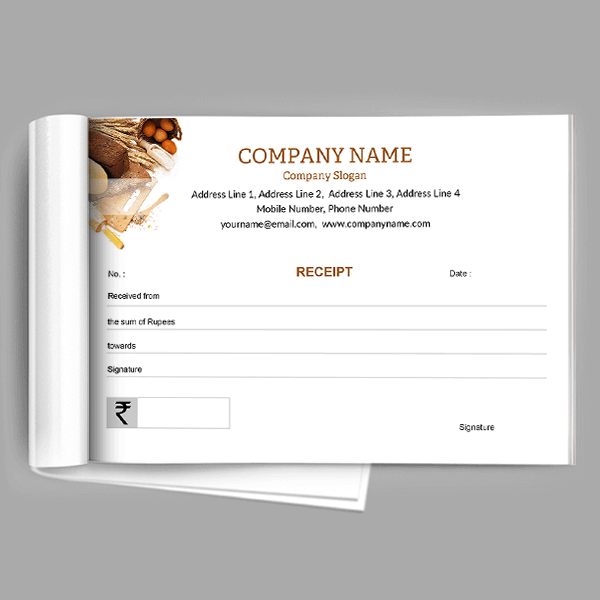 Bakery  Receipt Design