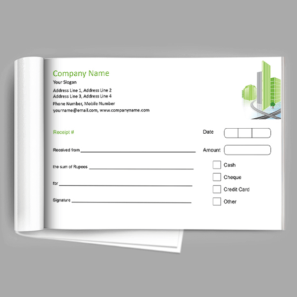 Construction  Receipt Design