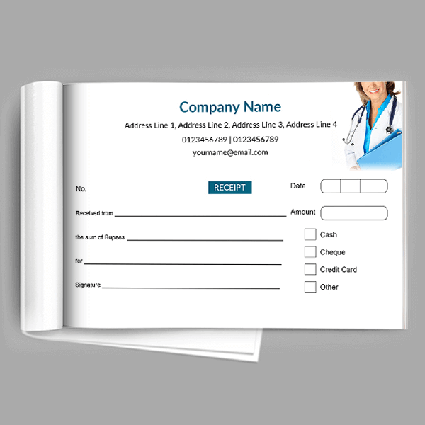 Doctors Receipt Design