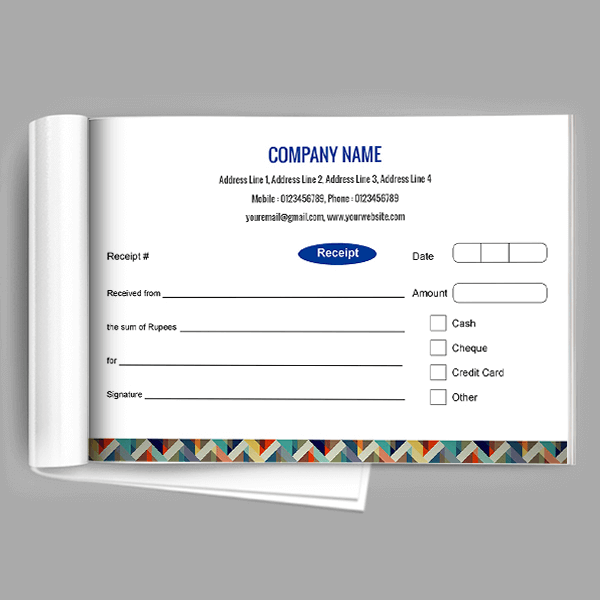 Abstract  Receipt Design