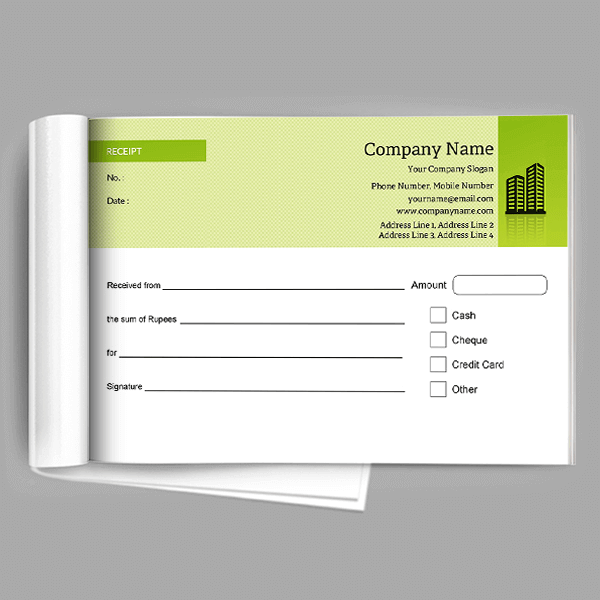 Construction  Receipt Design
