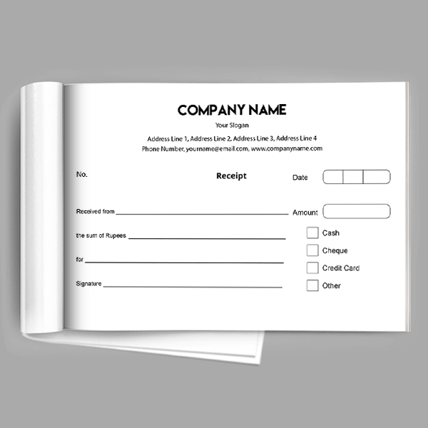 Advocate Receipt Design