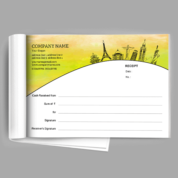 Travel Receipt Book