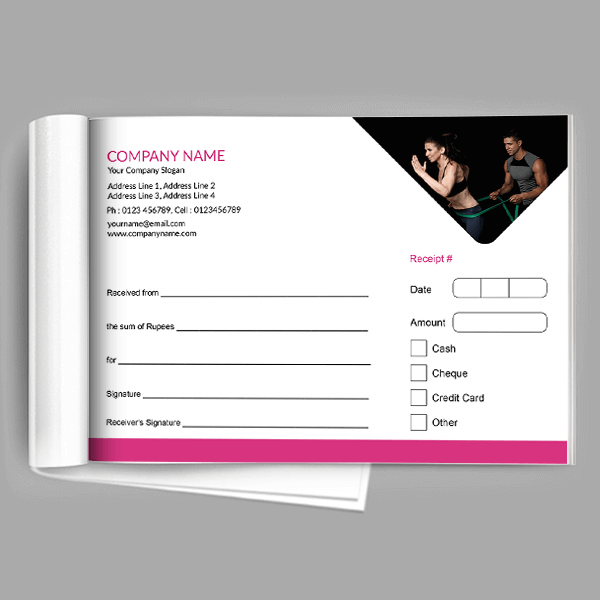 Employee Receipt Book