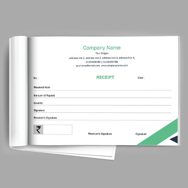 Secretary Receipt Book