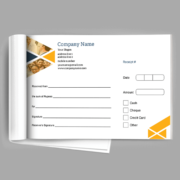 professional Receipt Book