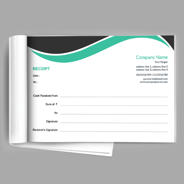 Pattern Receipt Book