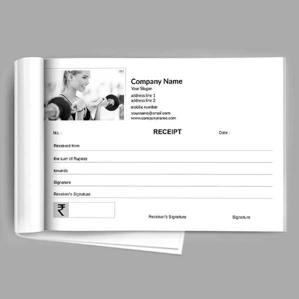 Plain Receipt Book