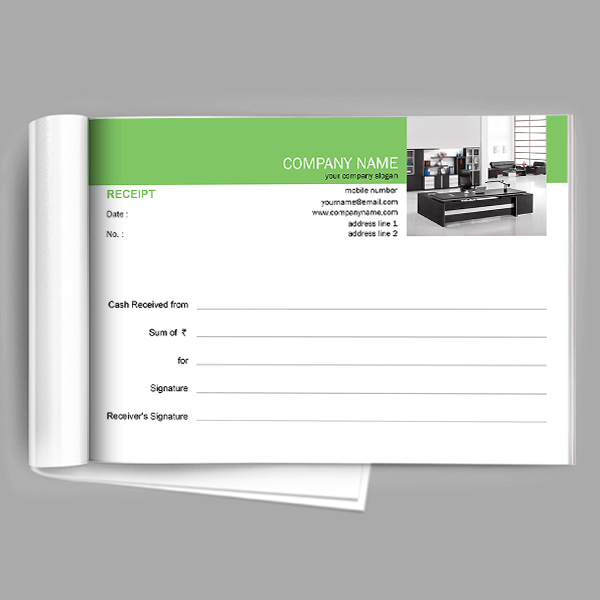 Corporate Receipt Book