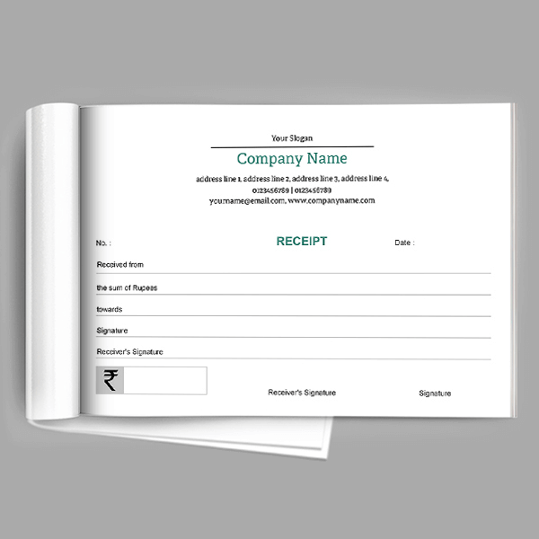 Architect Receipt Book